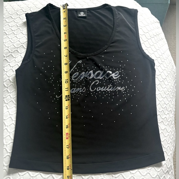 Vintage VERSACE Jeans Couture Top Black S. - Picture 4 of 6